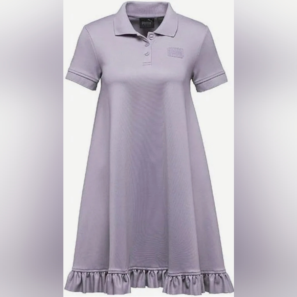 BNWT LAVENDER SWING POLO DRESS FROM PUMA FENTY SIZE MEDIUM RARE FIND